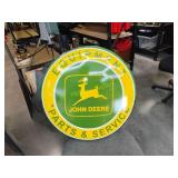 24" round John Deere button