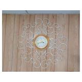 Clock on the wall downstairs