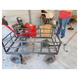 Yard cart with four brand new Wheels to go on it