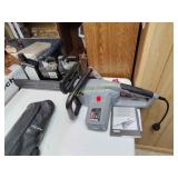 Like new Oregon electric chainsaw large with oil