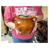 Crock with lid