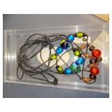 Beaded necklaces