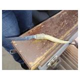 Handmade deer antler knife