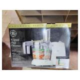 GE 4 speed food processor looks brand new never