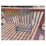 Wrought iron chair