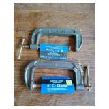 Two Brand new 6-in clamps