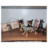 Doberman dog lock shuffle