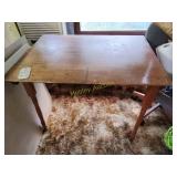 Antique folding table 33"x22"