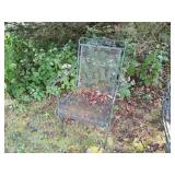 Wrought iron chair