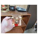 Brass cow head