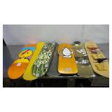 Assorted Skateboard Decks Lot w/ Complete Board &