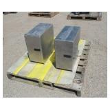 Stainless Steel Boxes Qty 2