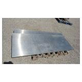 2 Stainless Steel Table Tops