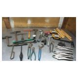 Assorted Hand Tools & Locking Pliers