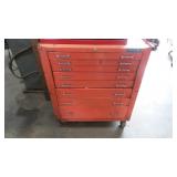 Matco Rolling Tool Cabinet w/ Assorted Tools