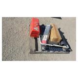Shop Equipment, Creepers, Tool Box & Dolly Lot