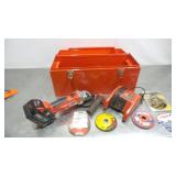 Milwaukee M28 Cordless Grinder Tool Lot