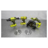 Ryobi ONE+ Drill Saw Tool Lot