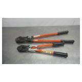 RIDGID & H.K. Porter Bolt Cutters - Lot of 2