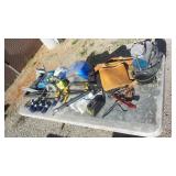 Mixed Power Tools, Air Compressor & Tool Lot