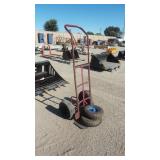 Heavy-Duty Hand Truck w/ Spare Wheels
