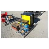 Rolling Shop Cabinet, Tool Boxes & Air Compressor