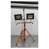 Dual Head LED Adjustable Tripod Work Light Stand