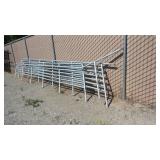 Lot of 5 Galvanized Ramp Guard Rails