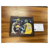 LeBron James Kobe Bryant Signed Photo w/ COA