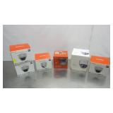 Lot of 6 Honeywell Dome Security Cameras