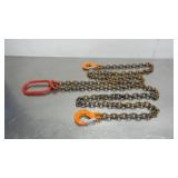 2-Leg Lifting Chain Sling w/ Hooks