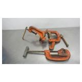 RIDGID Heavy-Duty Pipe Vise & Cutter Set