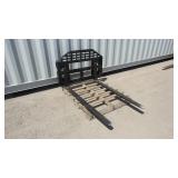 60" Skid Steer Pallet Fork Attachment