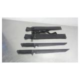 Defender 1613 3CR13 Steel Machete Set