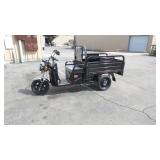 Green Electric Cargo Dump Tricycle - Unassembled