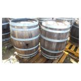 2-Oak Wine Barrels