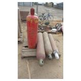 Assorted Industrial Gas Cylinders