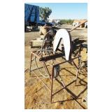 Industrial Motor & Metal Saw Assembly
