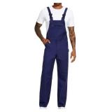 WORK IDEA Men's Bib Overalls Workwear Fashion Ligh