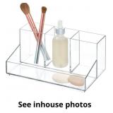 4 Piece iDesign Clarity BPA-Free Plastic Divided V