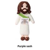 Positive Jesus, Crochet Toy Handmade Inspirational