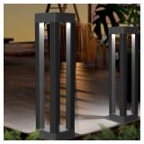 2 Pieces Outdoor Solar Floor Lamps, Outdoor Floor