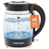 Chefman Electric Kettle, 1.7L 1500W, Hot Water Boi