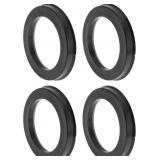 83.1mm to 60.1mm Car Wheel Hub Centric Rings Black