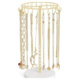 Mkono Necklace Holder Metal Jewelry Display Stand