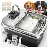 $103 7.5L/254oz Dog Water Fountain with 4 Filters,