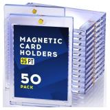 50ct Magnetic Card Holder, 35pt One Touch Card Hol