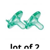 Philips Avent Soothie 0-3m - Green - 2pk