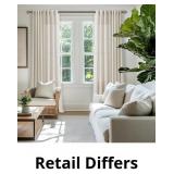 Linen Curtains 90 Inch Long for Living Room Bedroo