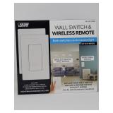 Wall Switch & Wireless Remote - Wall Mounted or Ha